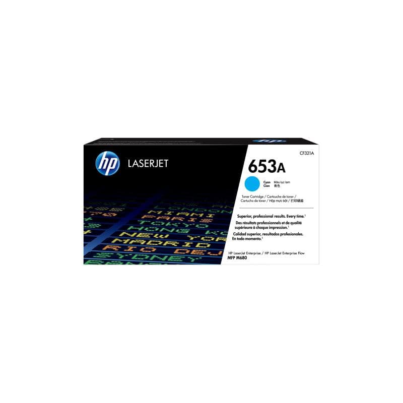 HP 653A Cyan LaserJet Tonerpatrone (CF321A)