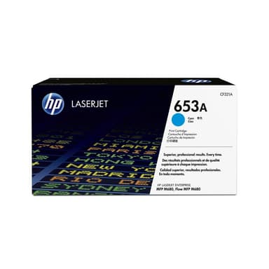 HP 653A Cyan LaserJet Tonerpatrone (CF321A)