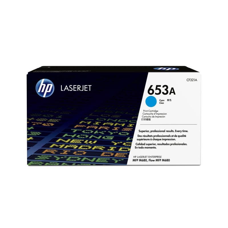 HP 653A Cyan LaserJet Tonerpatrone (CF321A)