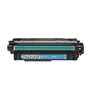 HP 653A Cyan LaserJet Tonerpatrone (CF321A)