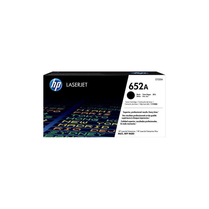 HP 652A Schwarz LaserJet Tonerpatrone (CF320A)