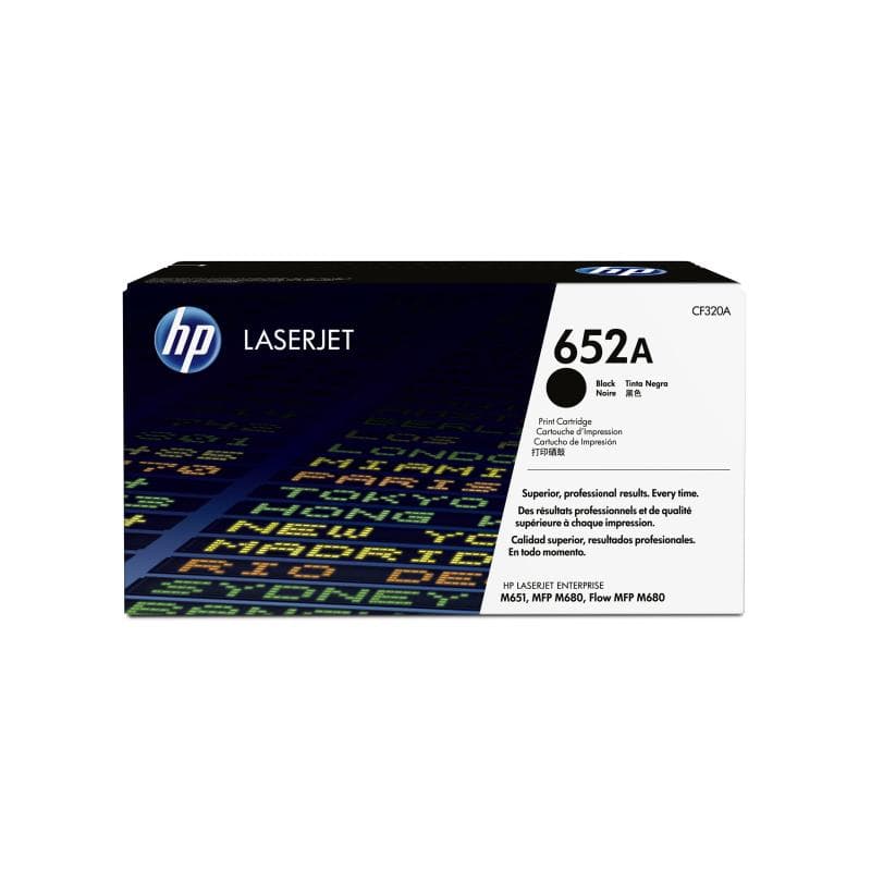 HP 652A Schwarz LaserJet Tonerpatrone (CF320A)
