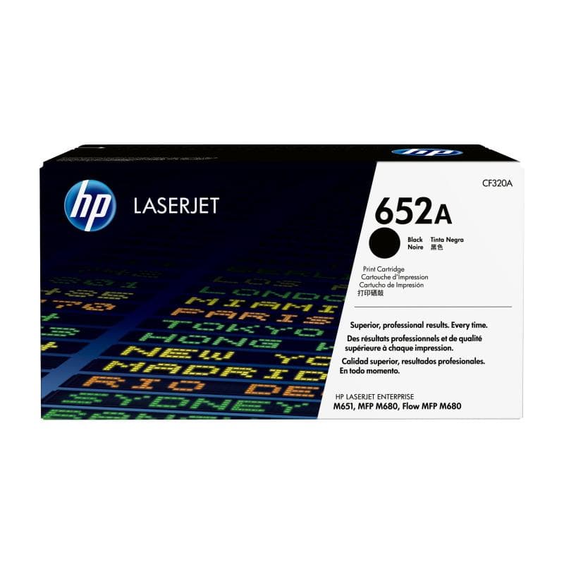 HP 652A Schwarz LaserJet Tonerpatrone (CF320A)