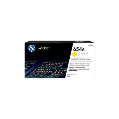 HP 654A Gelb LaserJet Tonerpatrone (CF332A)