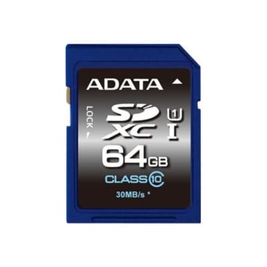 A-DATA SD Card 64GB ADATA  SDHC          (UHS-I Class 10) retail
