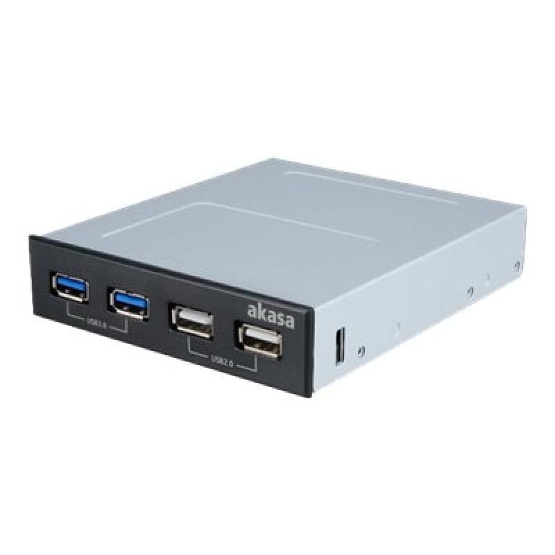 AKASA AK-ICR-12 V3 InterConnect S USB Panel 3,5 Zoll - schwarz