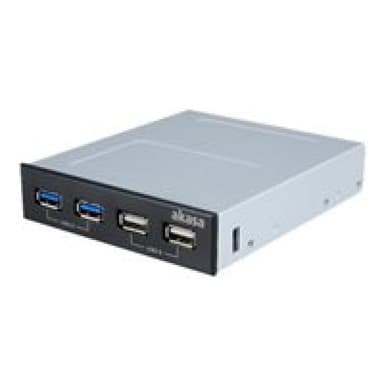 AKASA AK-ICR-12 V3 InterConnect S USB Panel 3,5 Zoll - schwarz