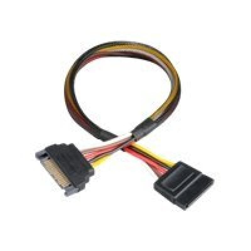 AKASA SATA Stromverlängerung - 30cm