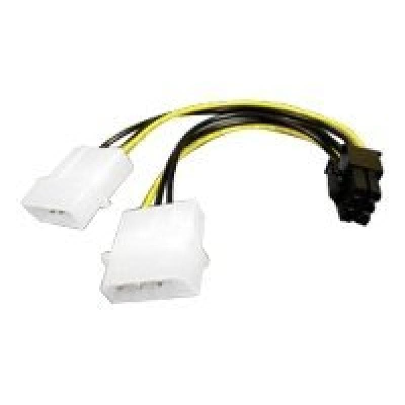 AKASA Dual 4Pin auf 6Pin PCIe Adapter