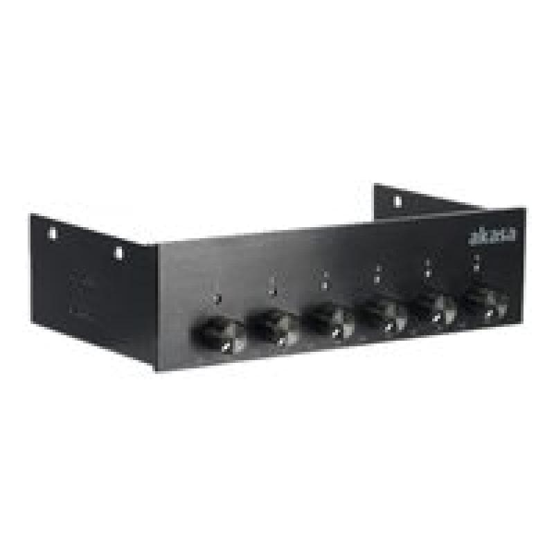 AKASA 5,25 Zoll FC.Six Fan-Controller - black