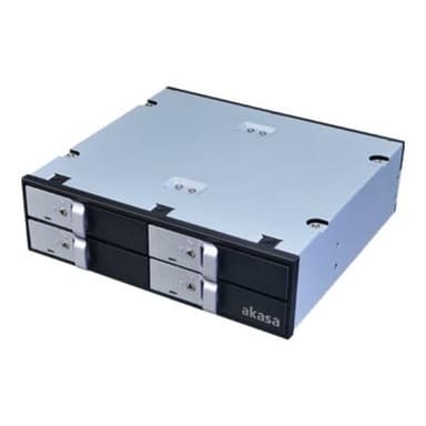 AKASA Elite 5,25 Zoll Laufwerksrahmen für vier 2,5 Zoll HDD/SSD