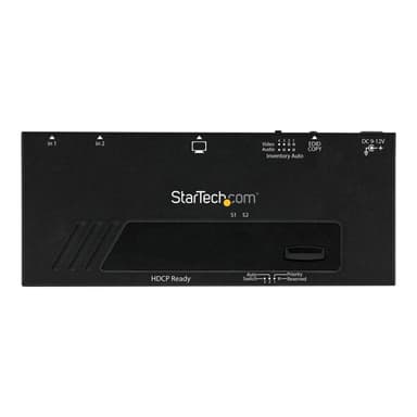 STARTECH.COM 2 Port HMDI Switch / Verteiler - Automatische Umschaltung mit IR-Fernbedienung