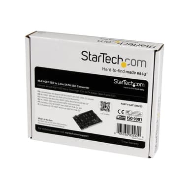 STARTECH.COM M.2 NGFF SSD auf 2.5 Zoll SATA Adapter / Konverter - NGFF auf SATAIII Adapter Karte