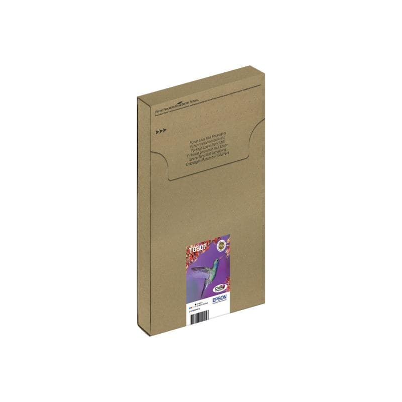 EPSON T0807 Easy Mail Packaging 6er Pack Schwarz, Gelb, Cyan, Magenta, hell Magenta, hell Cyan