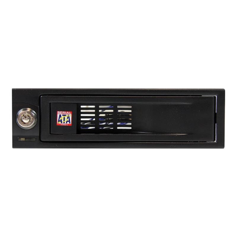 STARTECH.COM 5,25 Zoll SATA Wechselrahmen trägerlos - Mobiles Festplatten Hot Swap Speicher Rack für