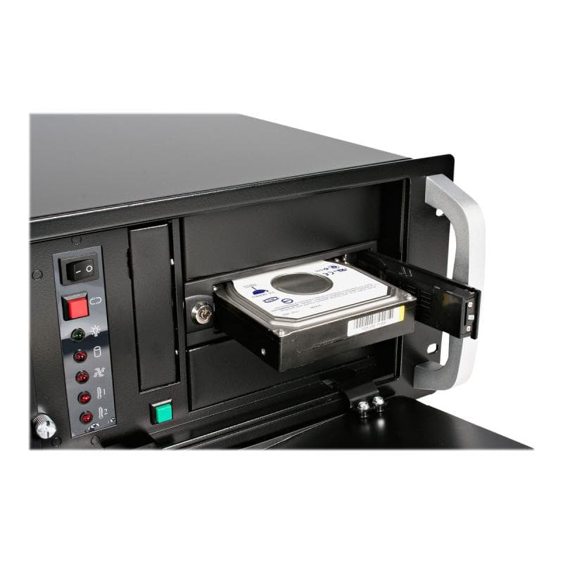STARTECH.COM 5,25 Zoll SATA Wechselrahmen trägerlos - Mobiles Festplatten Hot Swap Speicher Rack für