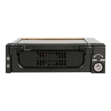STARTECH.COM SATA Wechselrahmen 5,25 Zoll - Mobiles Festplatten Speicher Rack 3,5 Zoll (8,9cm)