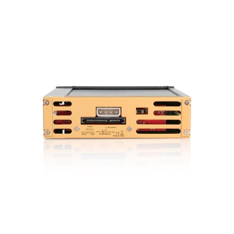 STARTECH.COM SATA Wechselrahmen 5,25 Zoll - Mobiles Festplatten Speicher Rack 3,5 Zoll (8,9cm)