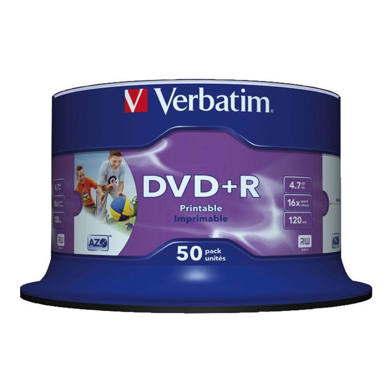 DVD+R 50er Spindel 16x bedruckbar
