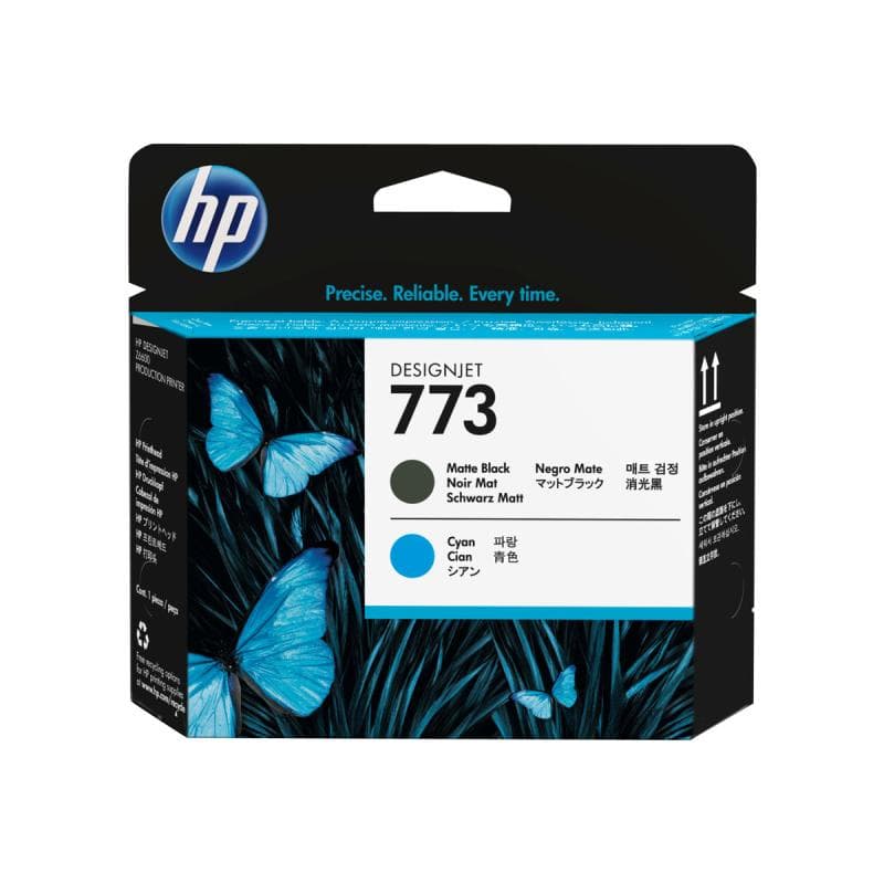 HP 773 Schwarz, Cyan Druckkopf