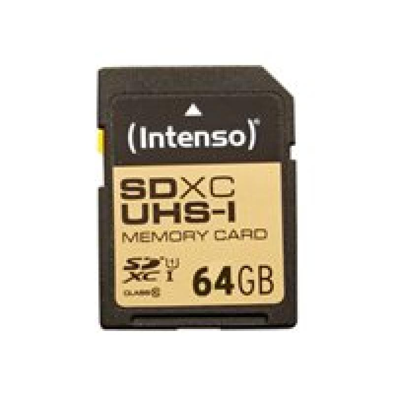 Intenso Secure Digital Card SD Class 10 UHS-I 64 GB Speicherkarte