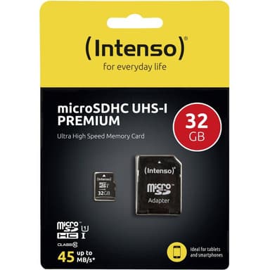 INTENSO MICRO Secure Digital Card Micro SD UHS 32 GB Speicherkarte