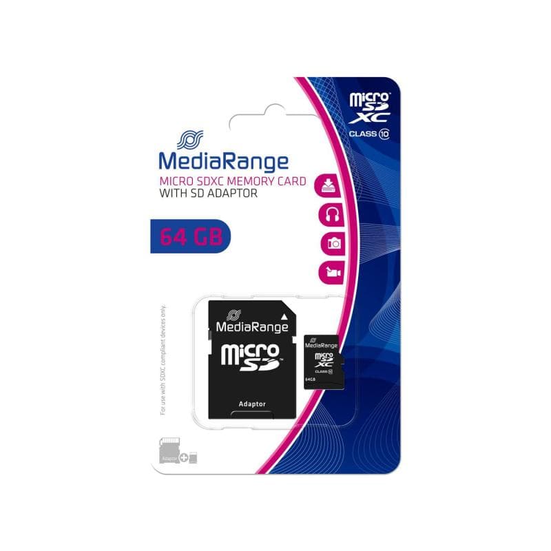 MEDIARANGE MEDIAR MICRO SDXC CARD 64GB