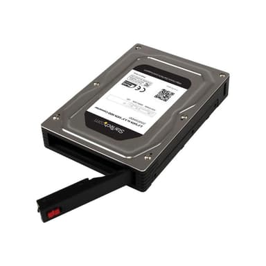 STARTECH.COM 2,5 Zoll auf 3,5 Zoll Aluminium SATA Festplattengehäuse für HDD/SSD bis 12,5mm