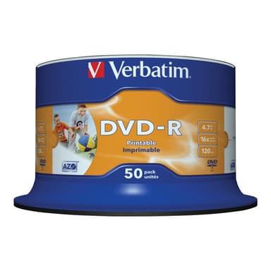 Verbatim DVD-R 50er Spindel 16x bedruckbar