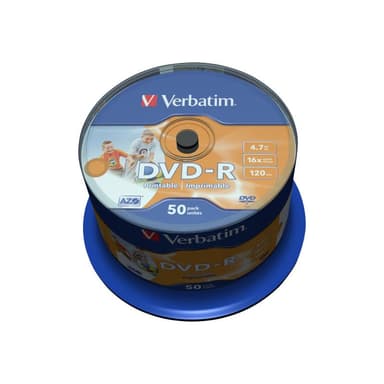 Verbatim DVD-R 50er Spindel 16x bedruckbar