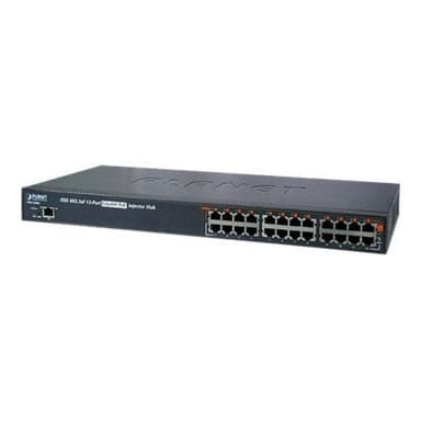 PLANET TECHNOLOGY Net Switch 1000T 24P PLANET POE-1200G 12xPoE 19″