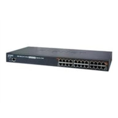 PLANET TECHNOLOGY Net Switch 1000T 24P PLANET POE-1200G 12xPoE 19″