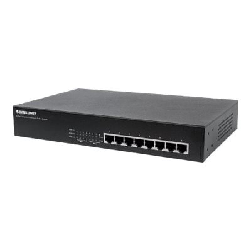 INTELLINET Net Switch 1000T 8P INTELLINET PoE+ Desktop [bk]