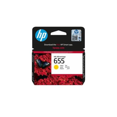 HP 655 Dye Based Yellow Ink Advantage Tintenpatrone
