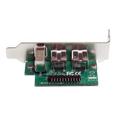 STARTECH.COM 3 Port 2b 1a 1394 Mini PCI Express FireWire-Kartenadapter