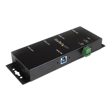 STARTECH.COM Montierbarer 4 Port Industrieller USB 3.0 SuperSpeed Hub inkl. Netzteil