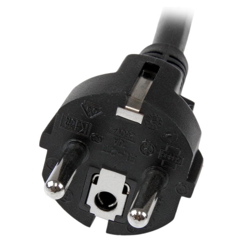 STARTECH.COM 2m Computer IEC 320 C19 auf CEE7 Netzkabel - Schuko Stromkabel 250V 16A