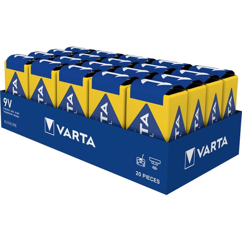 VARTA E-Block 9V 4022 Industrial Alkaline 0402221111