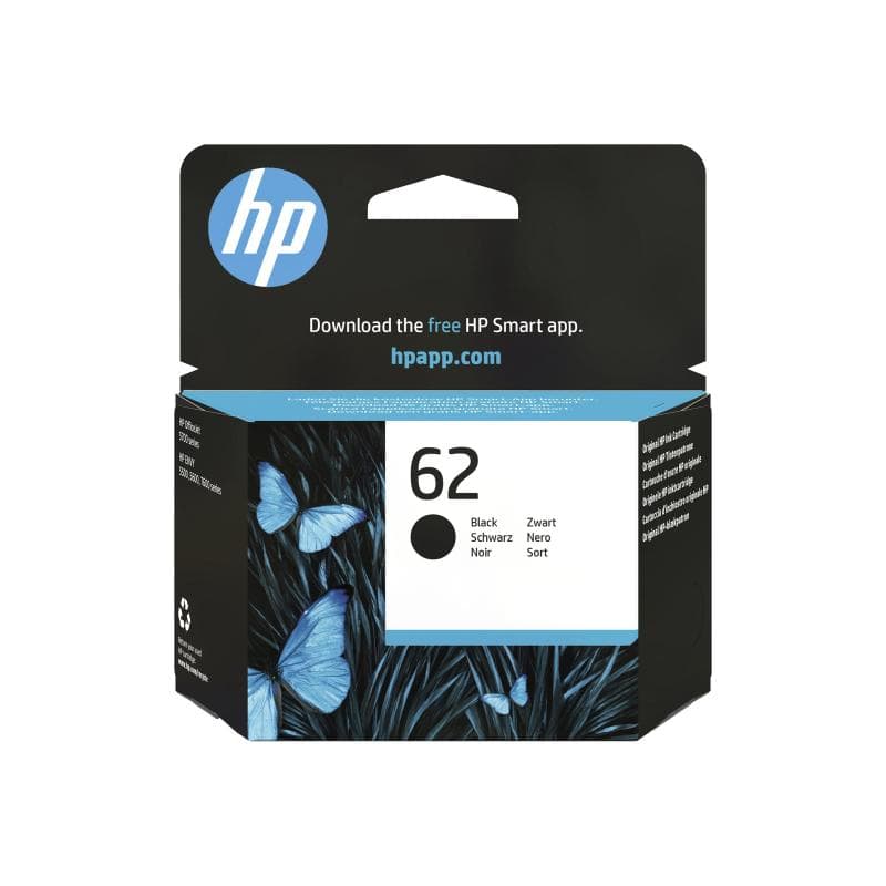 HP 62 Schwarz Tintenpatrone