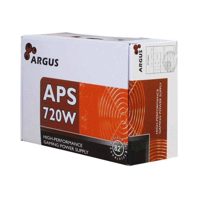 INTERTECH Netzteil   720W Argus APS-720W 120mm Lüfter, 80+