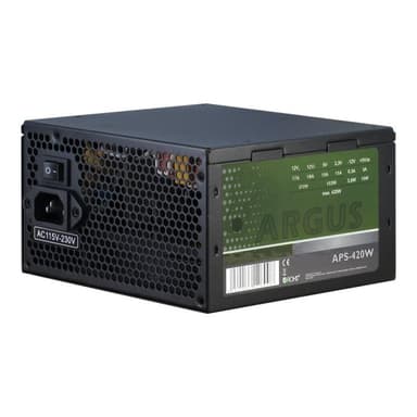 INTERTECH Netzteil   420W Argus APS-420W 120mm Lüfter, 80+