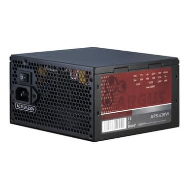 INTERTECH Netzteil   620W Argus APS-620W 120mm Lüfter, 80+