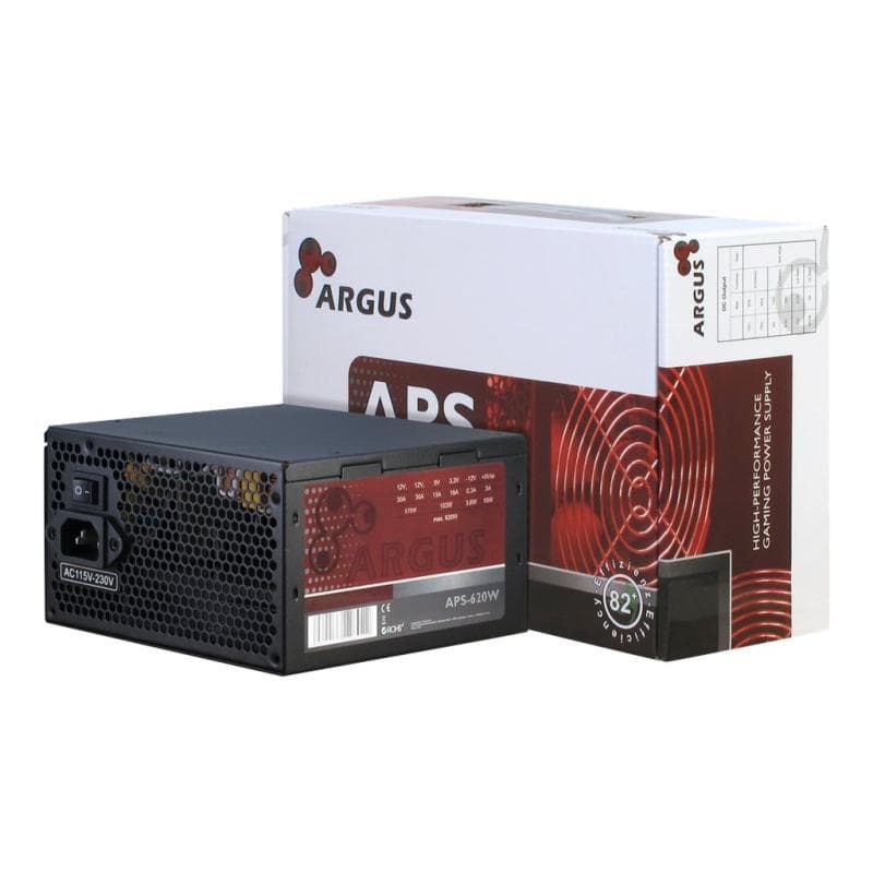 INTERTECH Netzteil   620W Argus APS-620W 120mm Lüfter, 80+