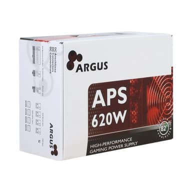 INTERTECH Netzteil   620W Argus APS-620W 120mm Lüfter, 80+