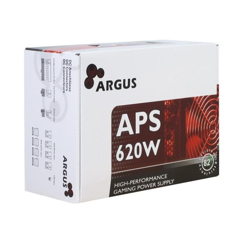 INTERTECH Netzteil   620W Argus APS-620W 120mm Lüfter, 80+
