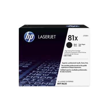 HP 81X Schwarz LaserJet Tonerpatrone (CF281X)