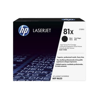 HP 81X Schwarz LaserJet Tonerpatrone (CF281X)