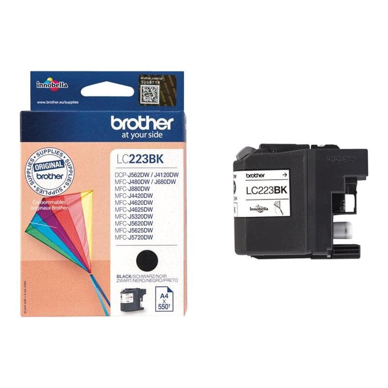 BROTHER LC223BK Schwarz Tintenpatrone