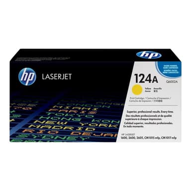HP 124A Gelb LaserJet Tonerpatrone (Q6002A)