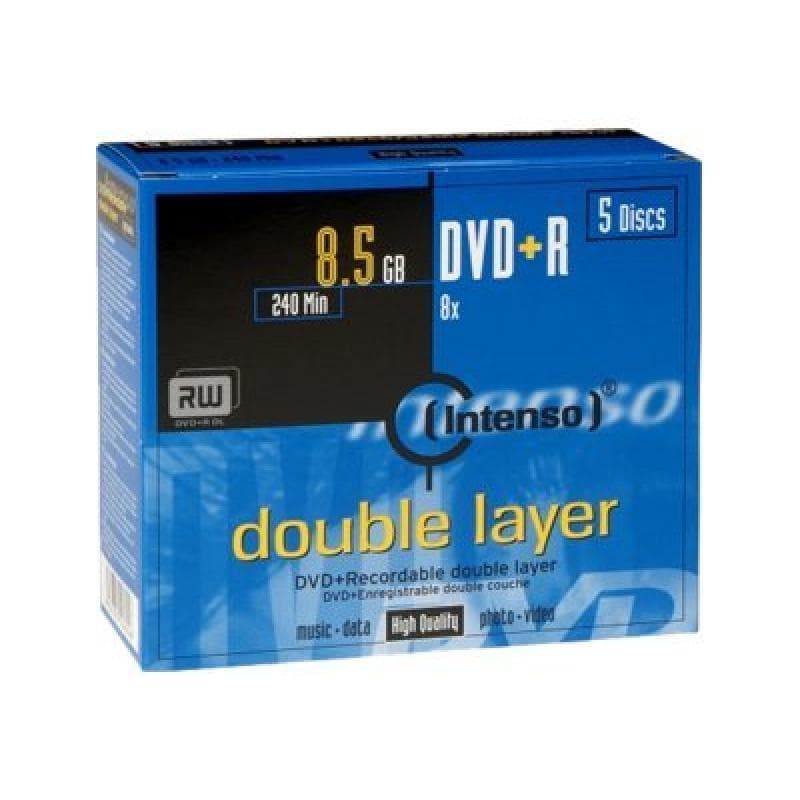 DVD+R9 5er Jewelcase 2,4x